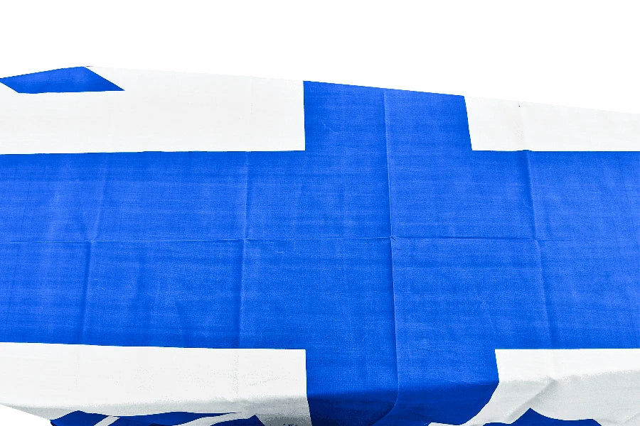 United Kingdom Blue and White Coffin Drape image 2