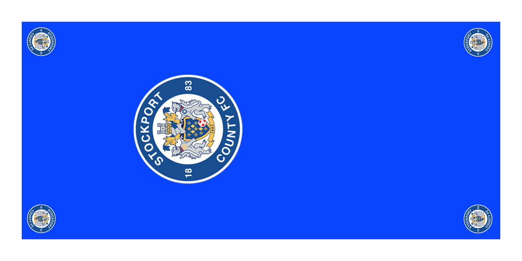 Stockport County Football Premium Coffin Drape image 1