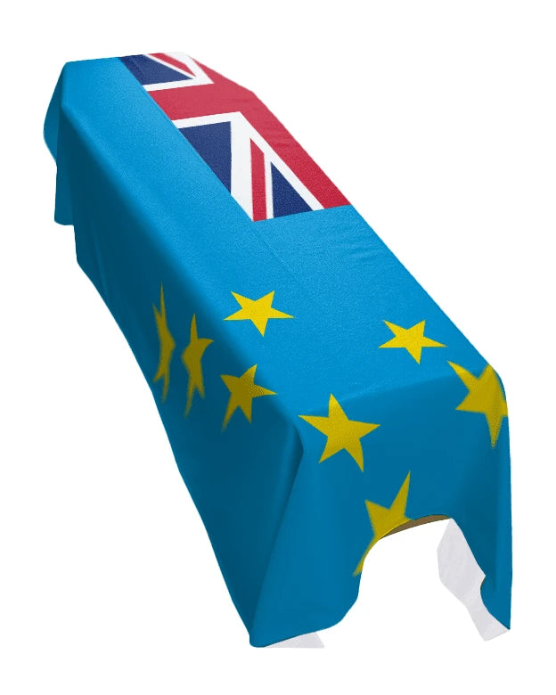 Tuvalu Premium Coffin Drape image 0