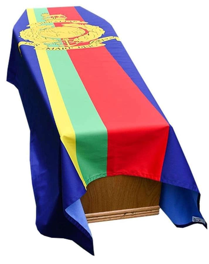 Royal Marines Premium Coffin Drape Portrait - Available Now for Dispatch image 0