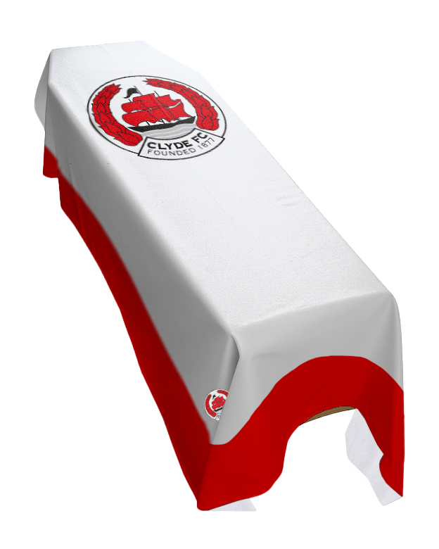 Clyde Football Premium Coffin Drape image 0