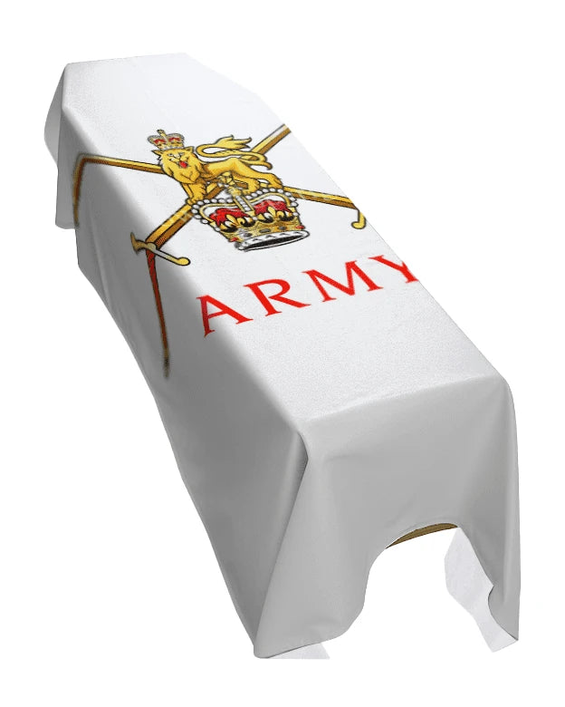 British Army Badge (Portrait) Premium Coffin Drape image 0