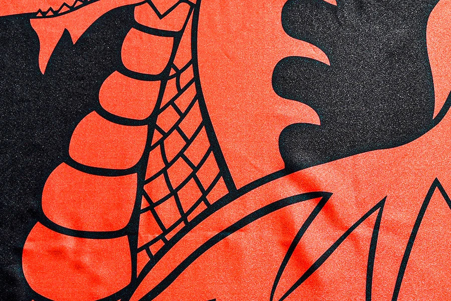 Wales Black Coffin Drape image 3