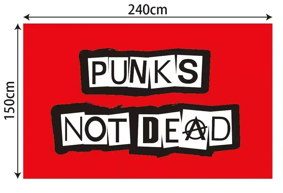 Punk's Not Dead Coffin Drape image 4