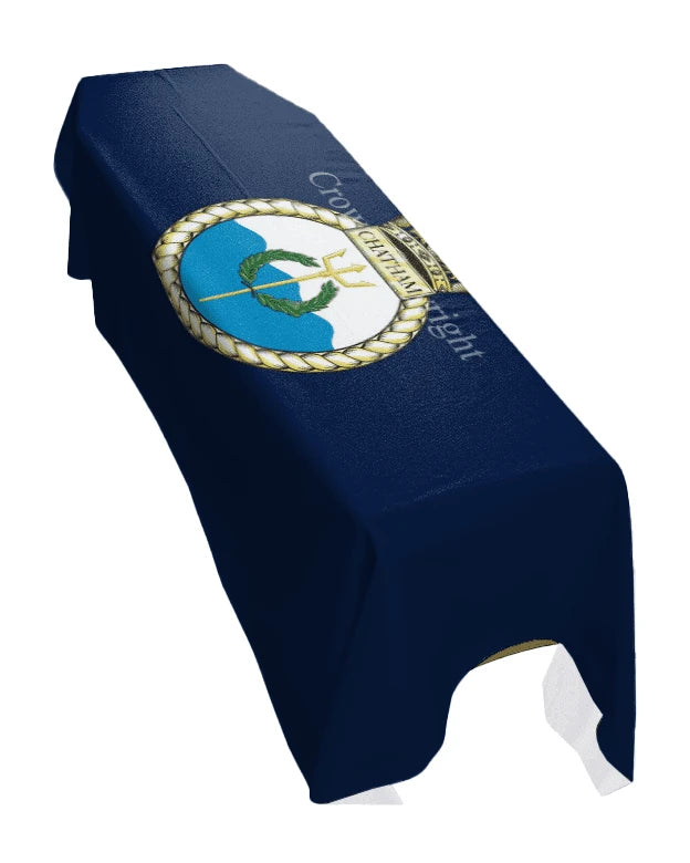 HMS Chatham Premium Coffin Drape image 0