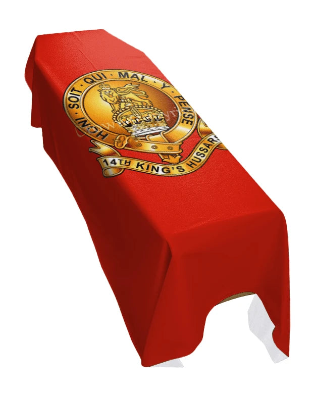 14th King's Hussars (Portrait) Premium Coffin Drape image 0