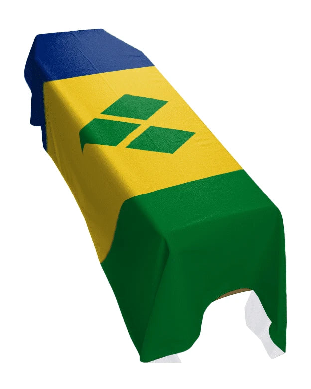 St Vincent and the Grenadines Premium Coffin Drape image 0