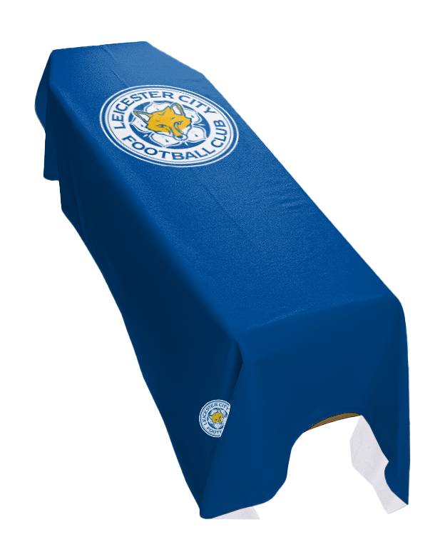 Leicester City Football Premium Coffin Drape image 0