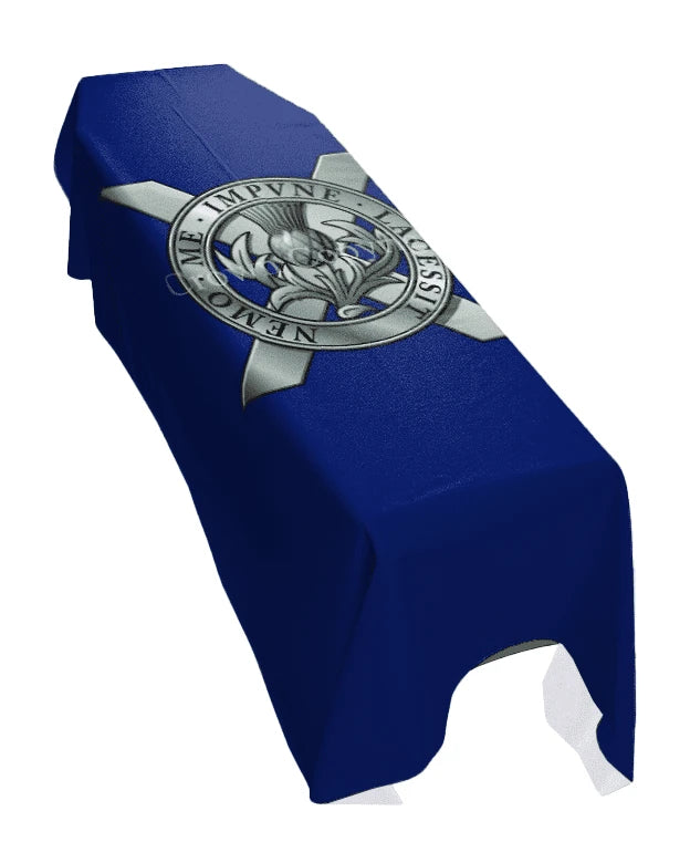 Lowland Band of Scottish Division (Portrait) Premium Coffin Drape image 0