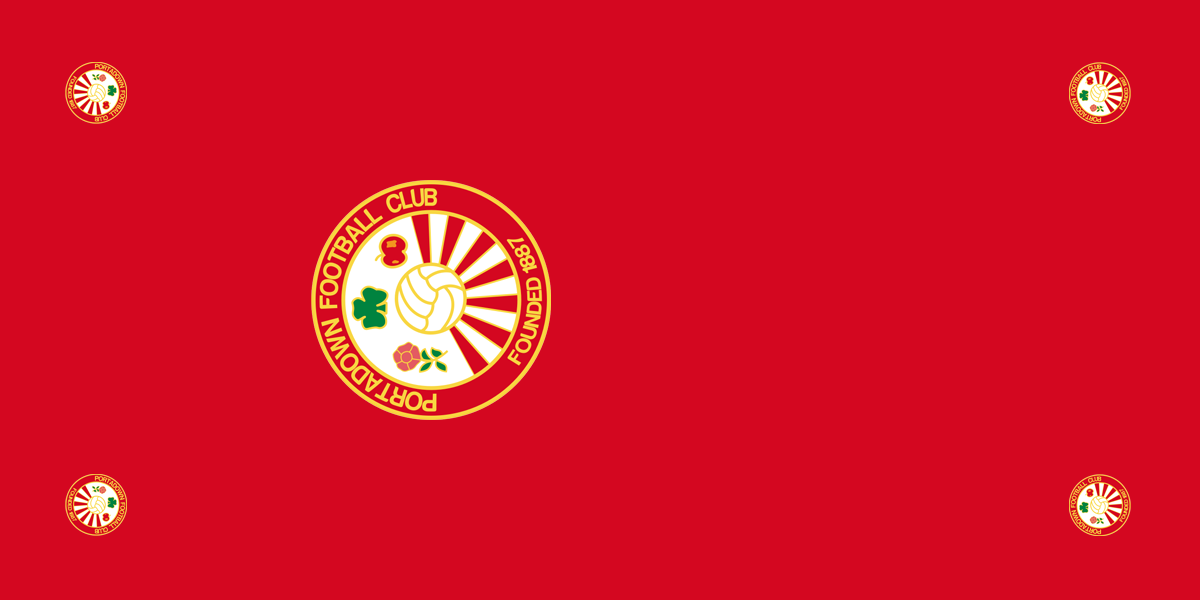 Portadown Football Premium Coffin Drape image 1
