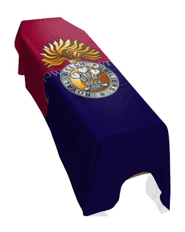 The Royal Welch Fusiliers (Portrait) Premium Coffin Drape image 0