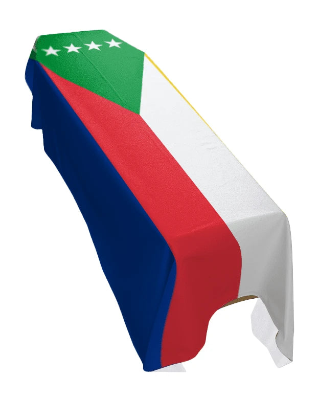 Comoros Premium Coffin Drape image 0