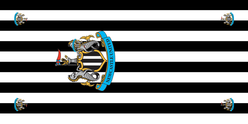 Newcastle United Football Premium Coffin Drape image 1