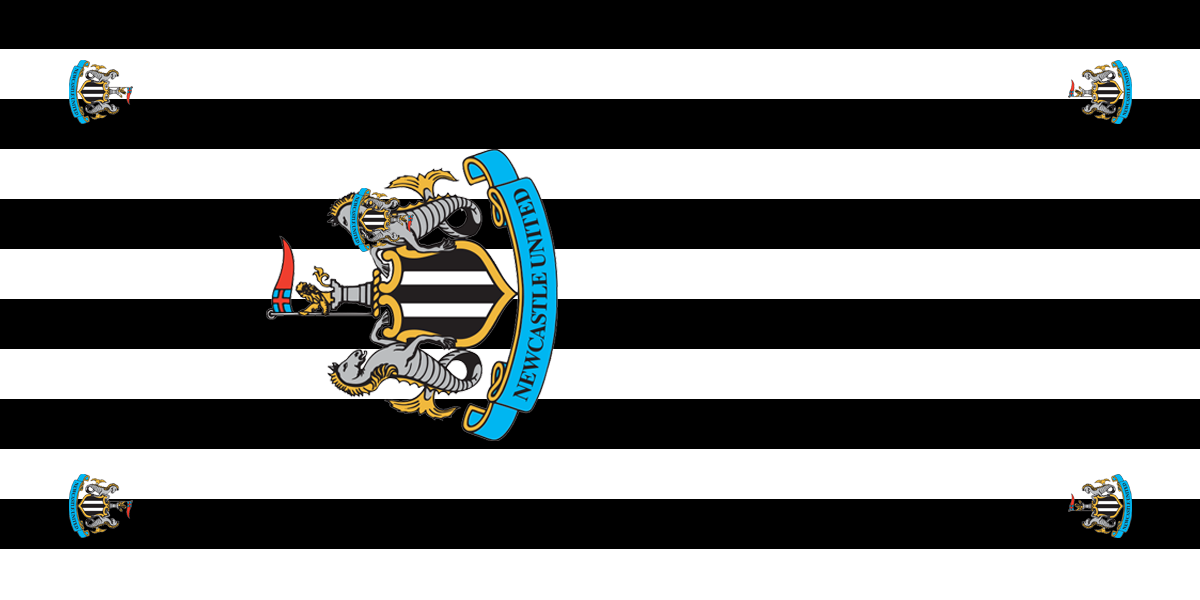 Newcastle United Football Premium Coffin Drape image 1