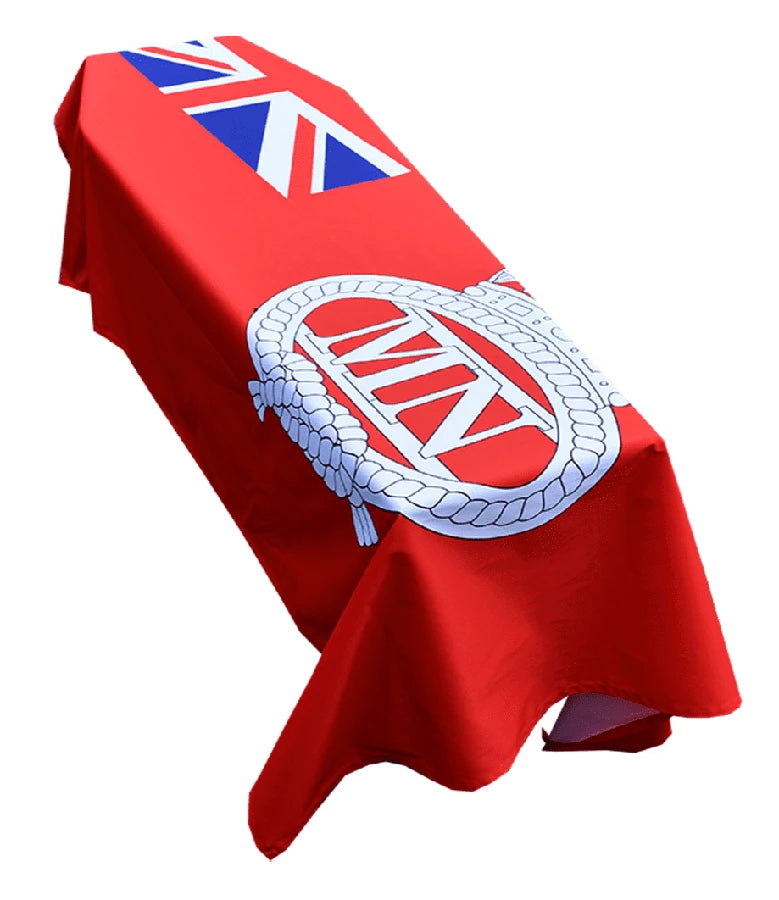 Red Ensign Crest Premium Coffin Drape image 0