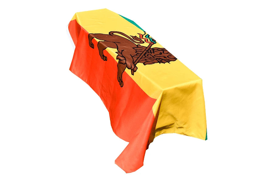 Ethiopia Lion of Judah Coffin Drape image 0