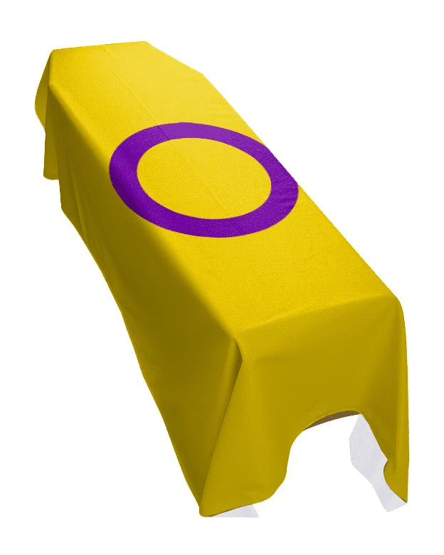 Intersex Pride Premium Coffin Drape image 0