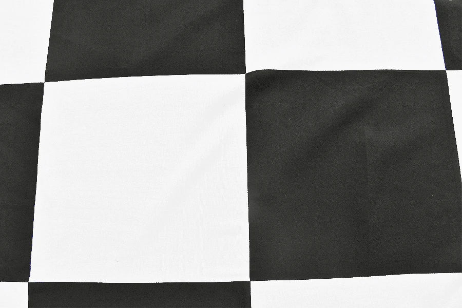Black and White Checkered Coffin Drape image 3