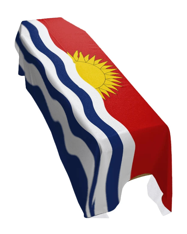 Kiribati Premium Coffin Drape image 0
