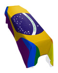 Brazil Pride Premium Coffin Drape image 0