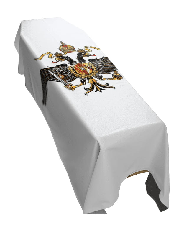 1st The Queen's Dragoon Guards (Portrait) Premium Coffin Drape image 0