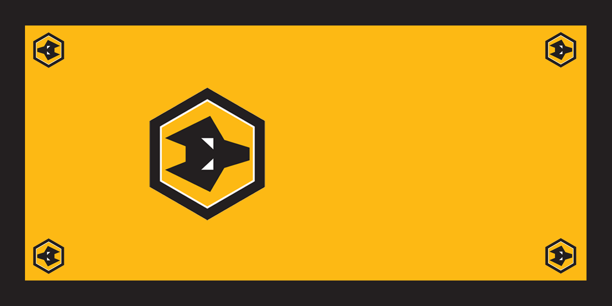 Wolverhampton Wanderers Football Premium Coffin Drape image 1