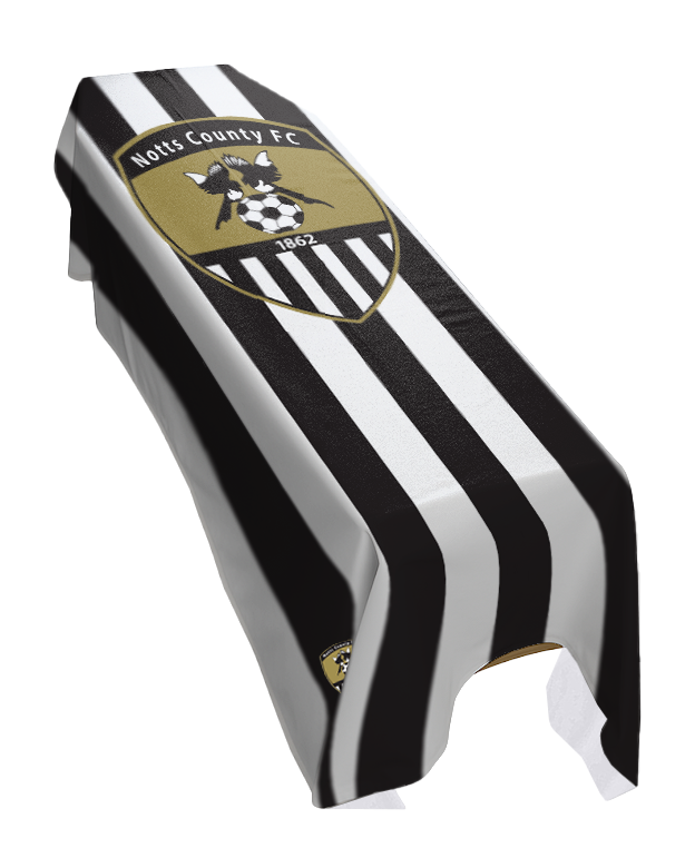 Notts County Football Premium Coffin Drape image 1
