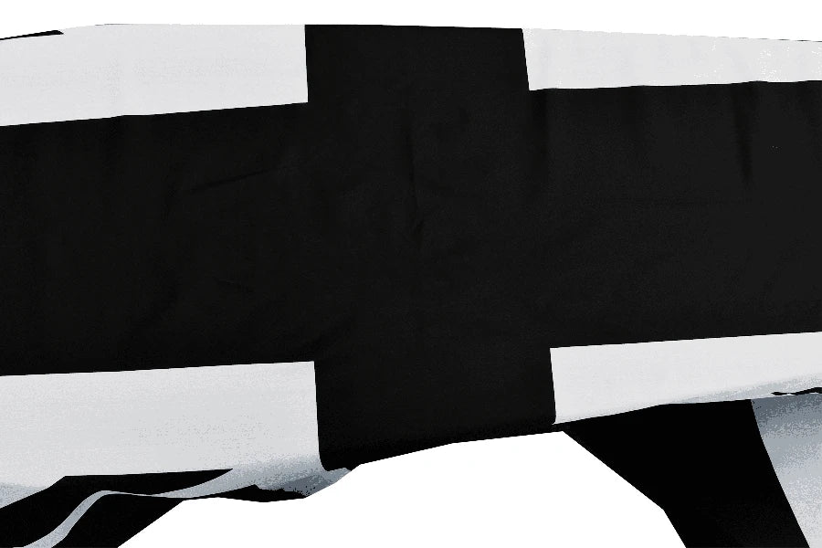 United Kingdom Black and White Coffin Drape image 2