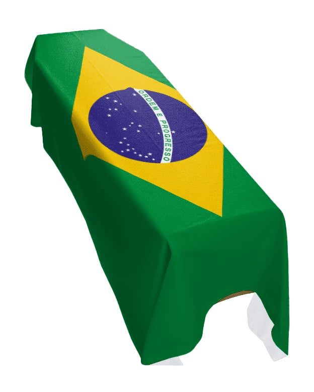 Brazil Premium Coffin Drape image 0