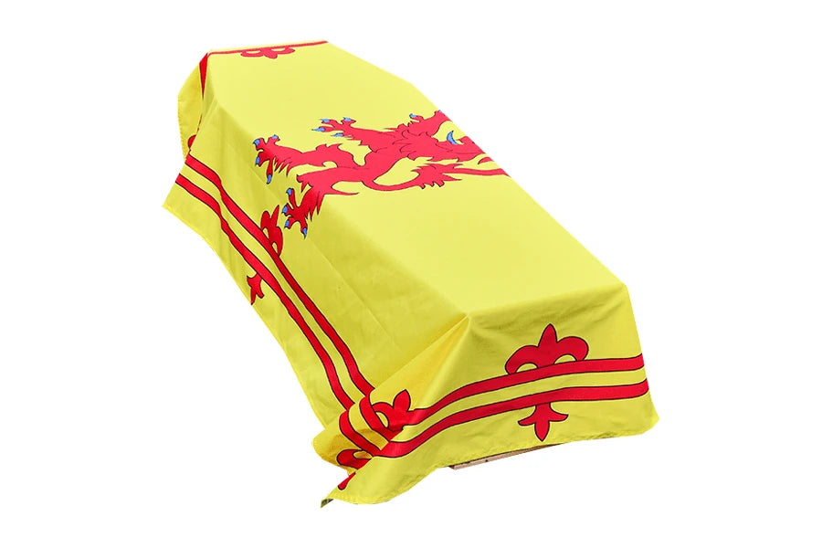 Scotland Lion Rampant Premium Coffin Drape image 0