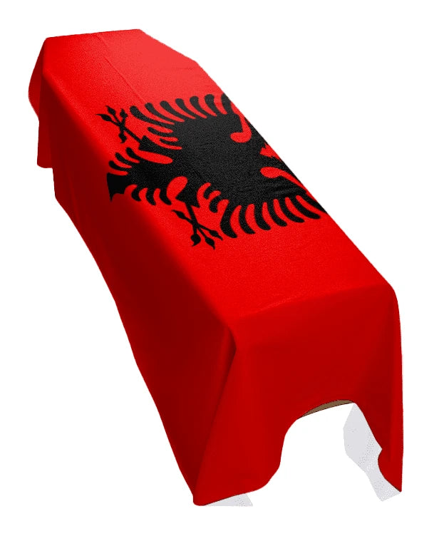 Albania Premium Coffin Drape image 0