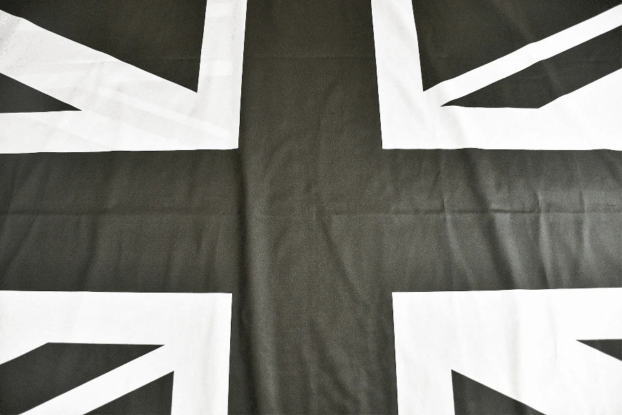United Kingdom Black and White Premium Coffin Drape image 2