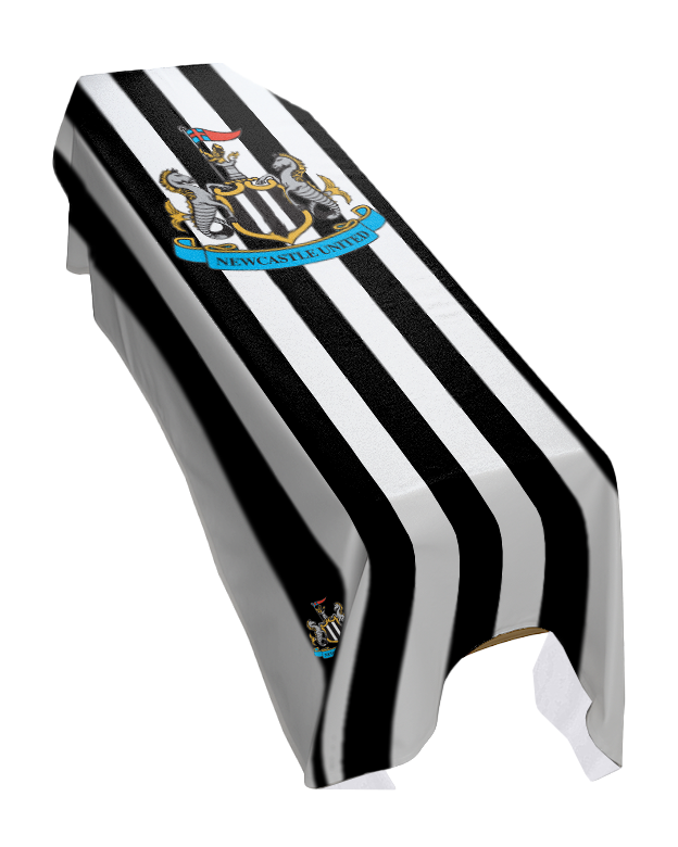 Newcastle United Football Premium Coffin Drape image 0
