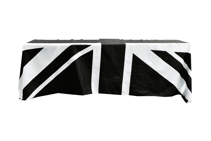 United Kingdom Black and White Coffin Drape image 1