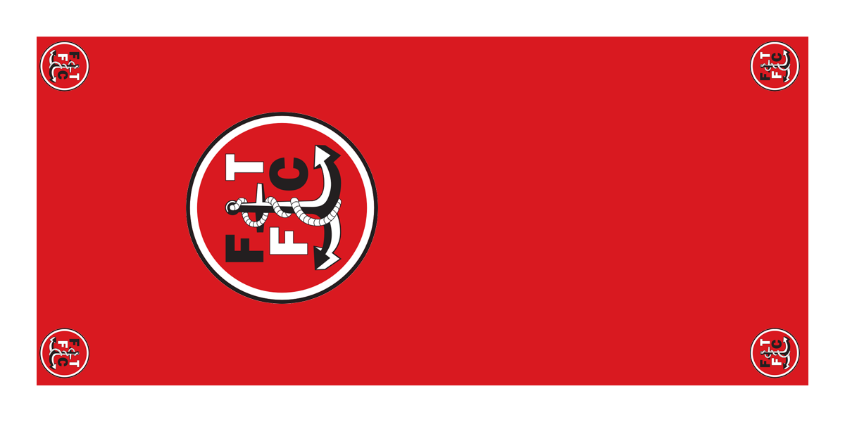 Fleetwood Town Football Premium Coffin Drape image 1