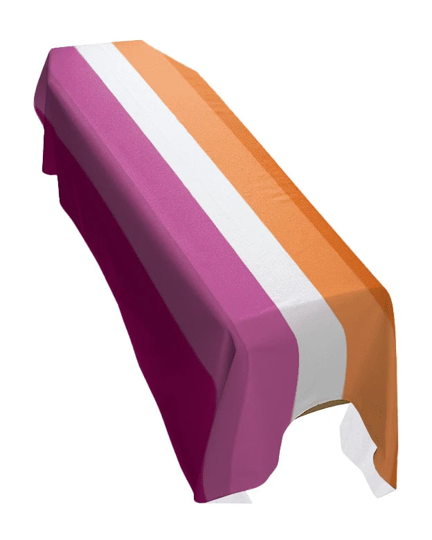 Sunset Pride Premium Coffin Drape image 0