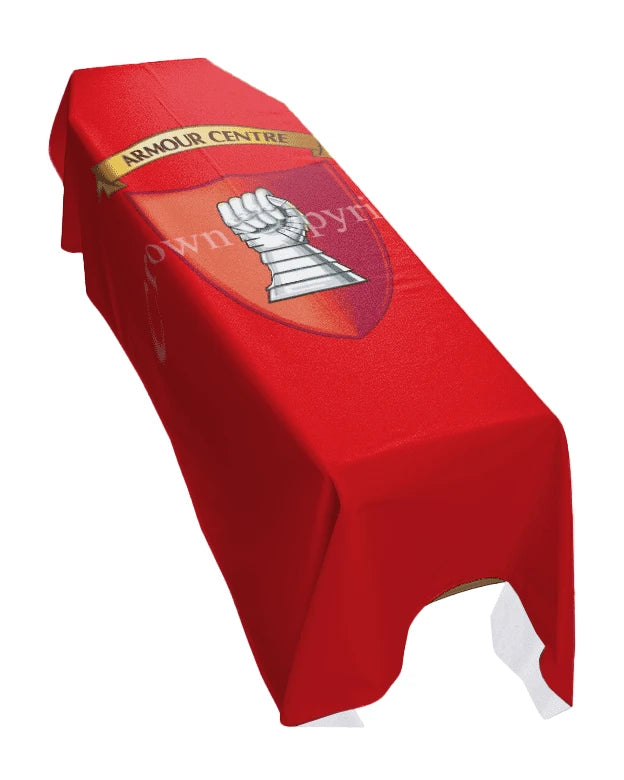 Training Armour Centre (Portrait) Premium Coffin Drape image 0