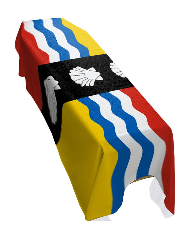 Bedfordshire Premium Coffin Drape image 0