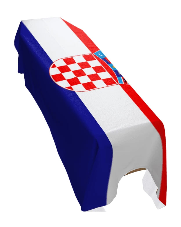 Croatia Premium Coffin Drape image 0