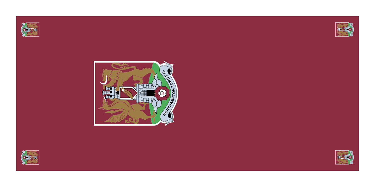 Northampton Town Football Premium Coffin Drape image 1