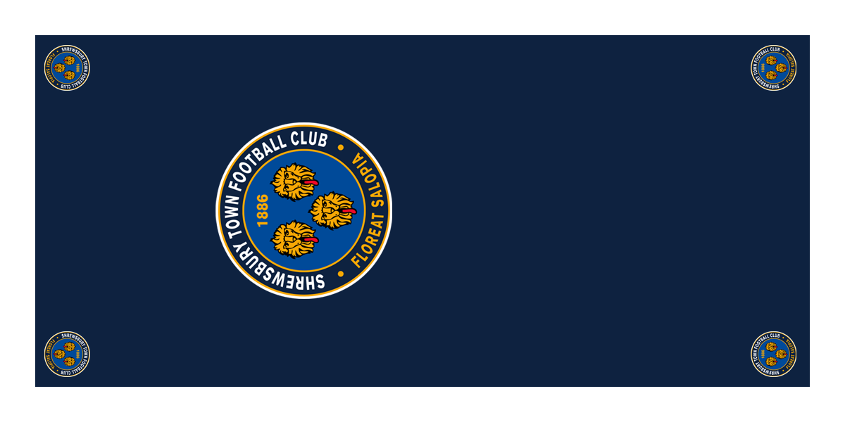Shrewsbury Town Football Premium Coffin Drape image 1